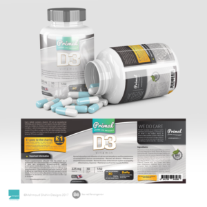 Diseño de Empaque por Mahmoud Shahin para Primal Cure | Diseño: #16484032