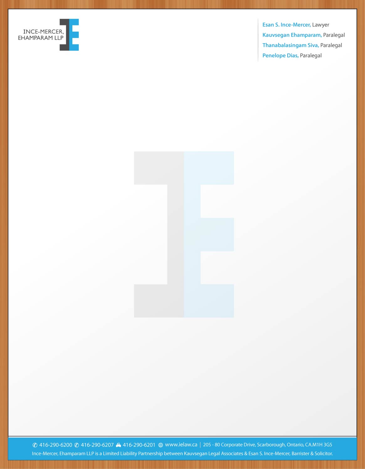 Design En-Tête par Sbss pour Ince-Mercer, Ehamparam LLP | Design #2682832