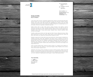 Letterhead Design by anxongdzong for Ince-Mercer, Ehamparam LLP | Design: #2680068