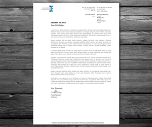 Letterhead Design by anxongdzong for Ince-Mercer, Ehamparam LLP | Design: #2680086