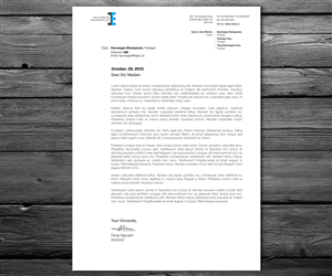 Letterhead Design by anxongdzong for Ince-Mercer, Ehamparam LLP | Design: #2683739