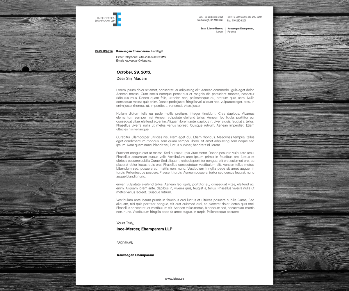 Design En-Tête par anxongdzong pour Ince-Mercer, Ehamparam LLP | Design #2686081
