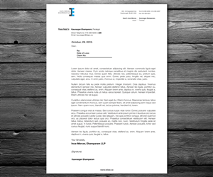Letterhead Design by anxongdzong for Ince-Mercer, Ehamparam LLP | Design: #2687136