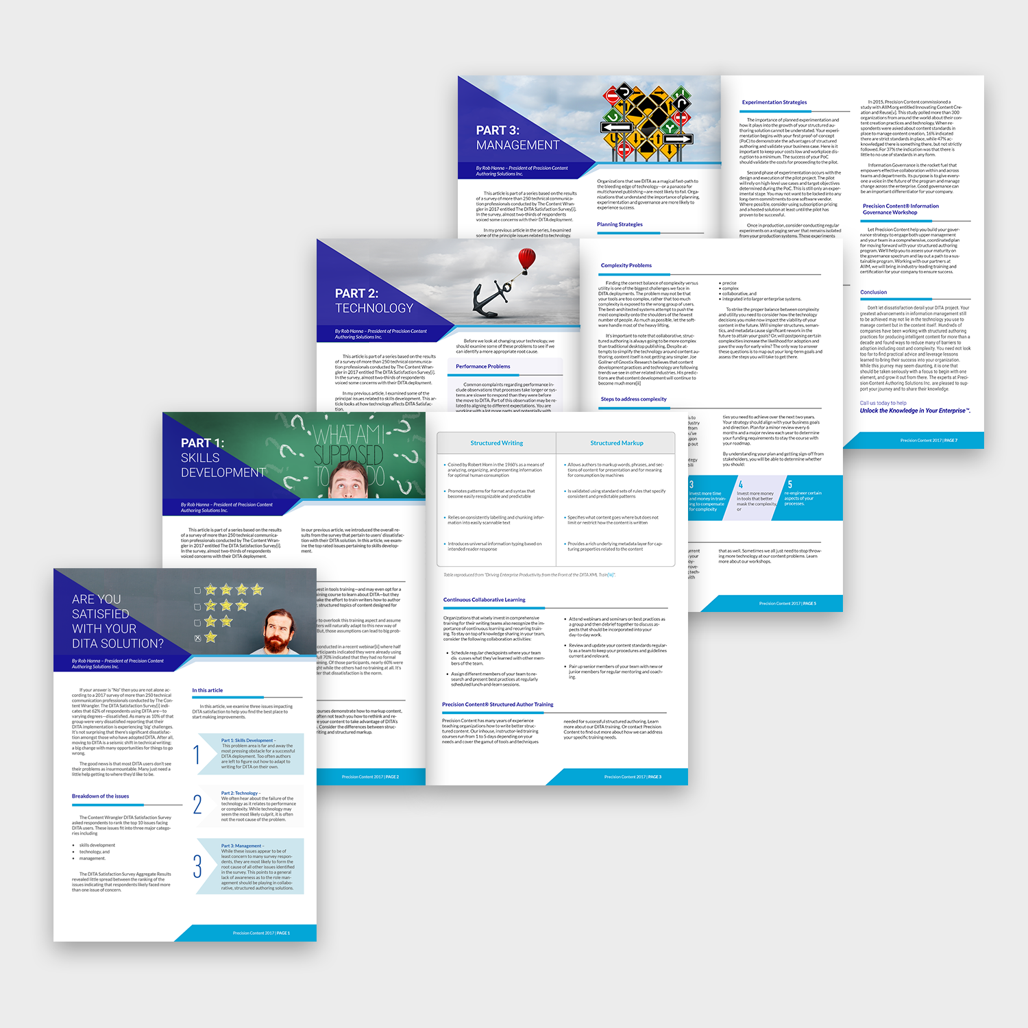 Flyer-Design von mxv.design für Precision Content Authoring Solutions | Design #16483758