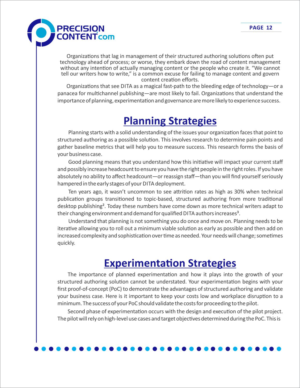 Design de Flyer par Jack P. pour Precision Content Authoring Solutions | Design : #16500244