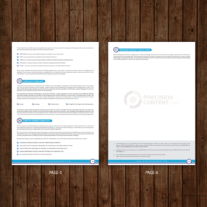 Design de Flyer par debdesign pour Precision Content Authoring Solutions | Design : #16470990