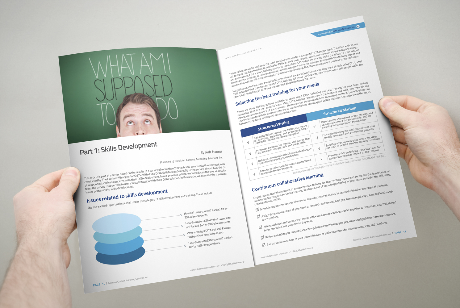 Design de Flyer par iTech Graphics pour Precision Content Authoring Solutions | Design #16477797