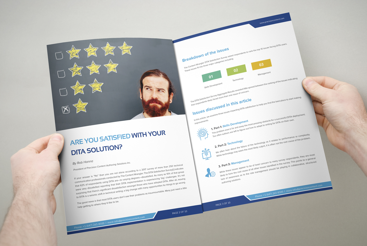 Flyer Design by iTech Graphics for Precision Content Authoring Solutions | Design #16493016