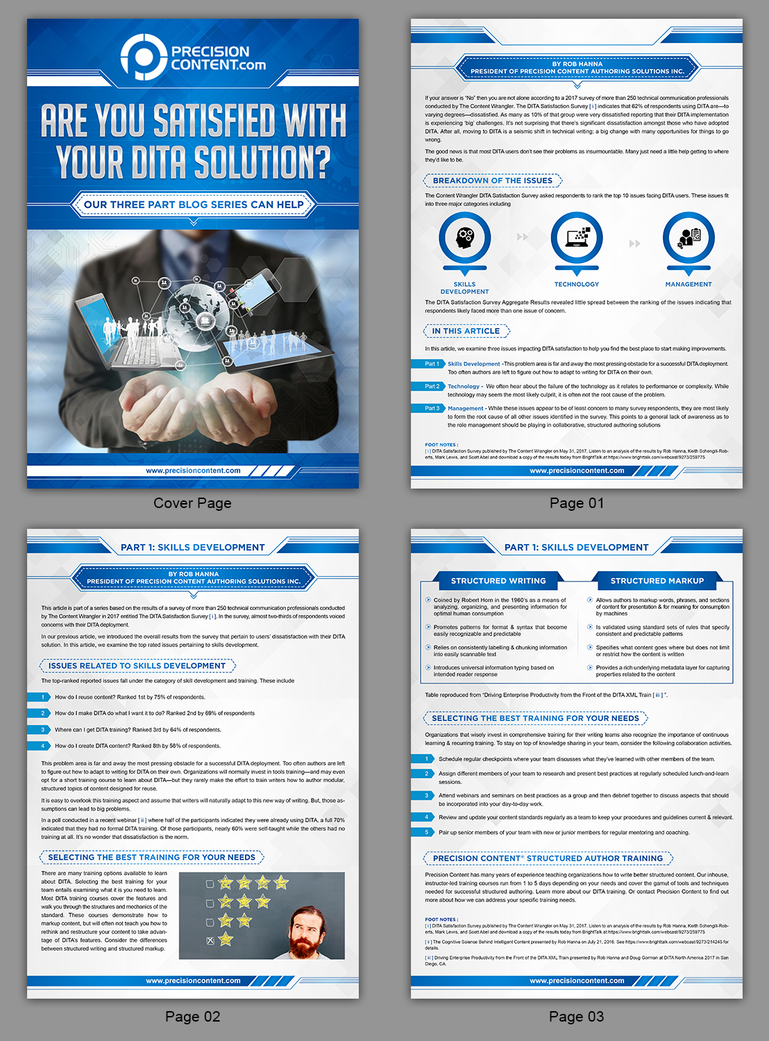 Design de Flyer par SAI DESIGNS pour Precision Content Authoring Solutions | Design #16460758