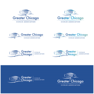 Logo Design by RFH for Greater Chicago Cichlid Association | Design: #16599603