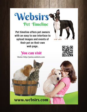 Advertisement for pet timeline | Advertisement Design by meet007