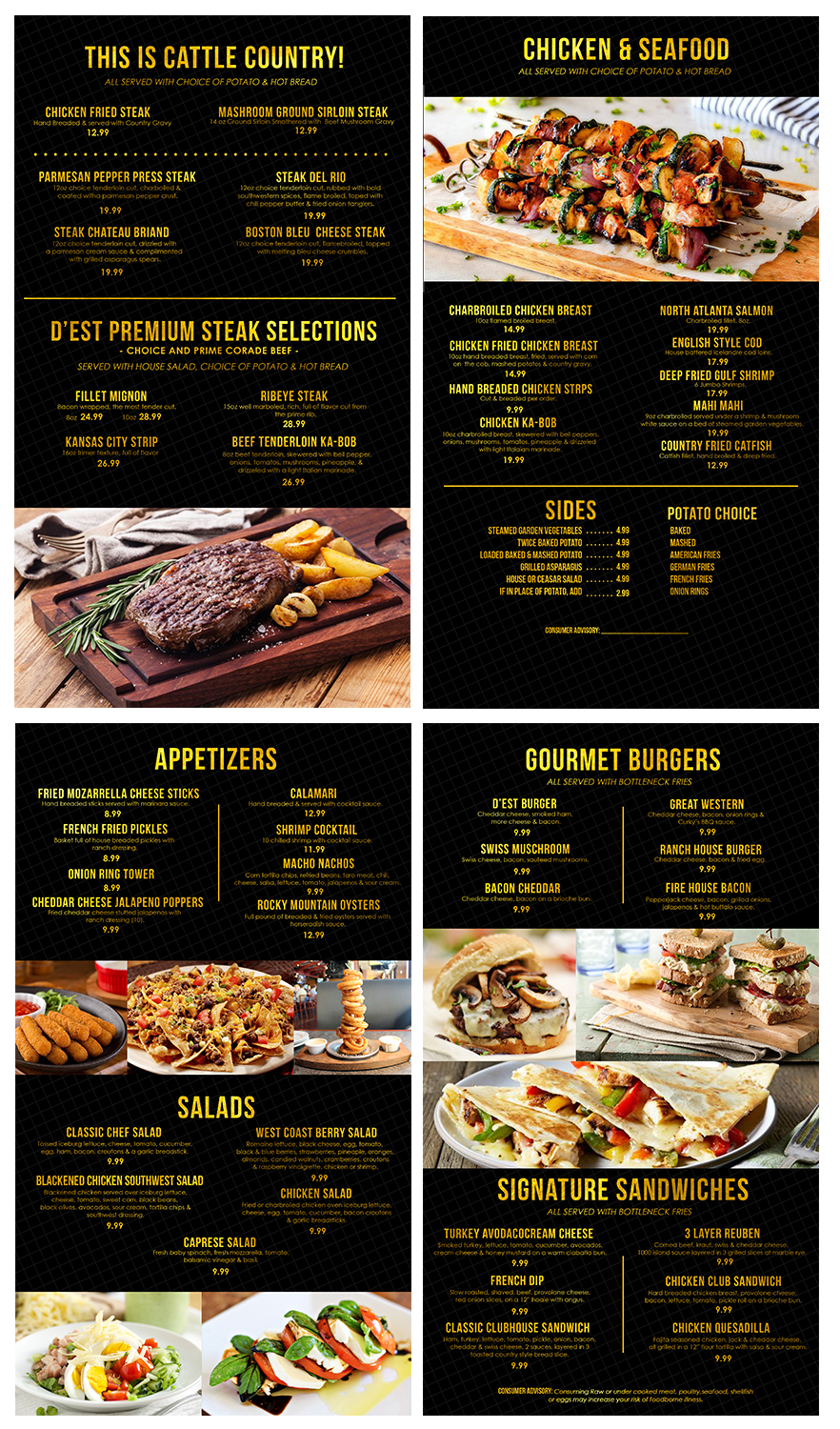 Menu Design by kimuel.malizon for uptown cafe/club d'est | Design #16599500