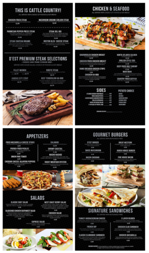 Menu Design by kimuel.malizon for uptown cafe/club d'est | Design: #16599553