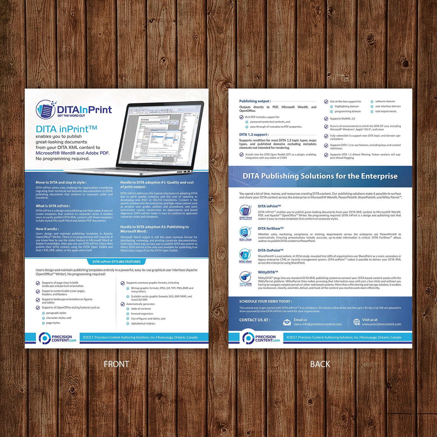Flyer Design by debdesign for Precision Content Authoring Solutions | Design #16465450