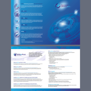 Flyer Design by pinterferenc86 for Precision Content Authoring Solutions | Design: #16471281