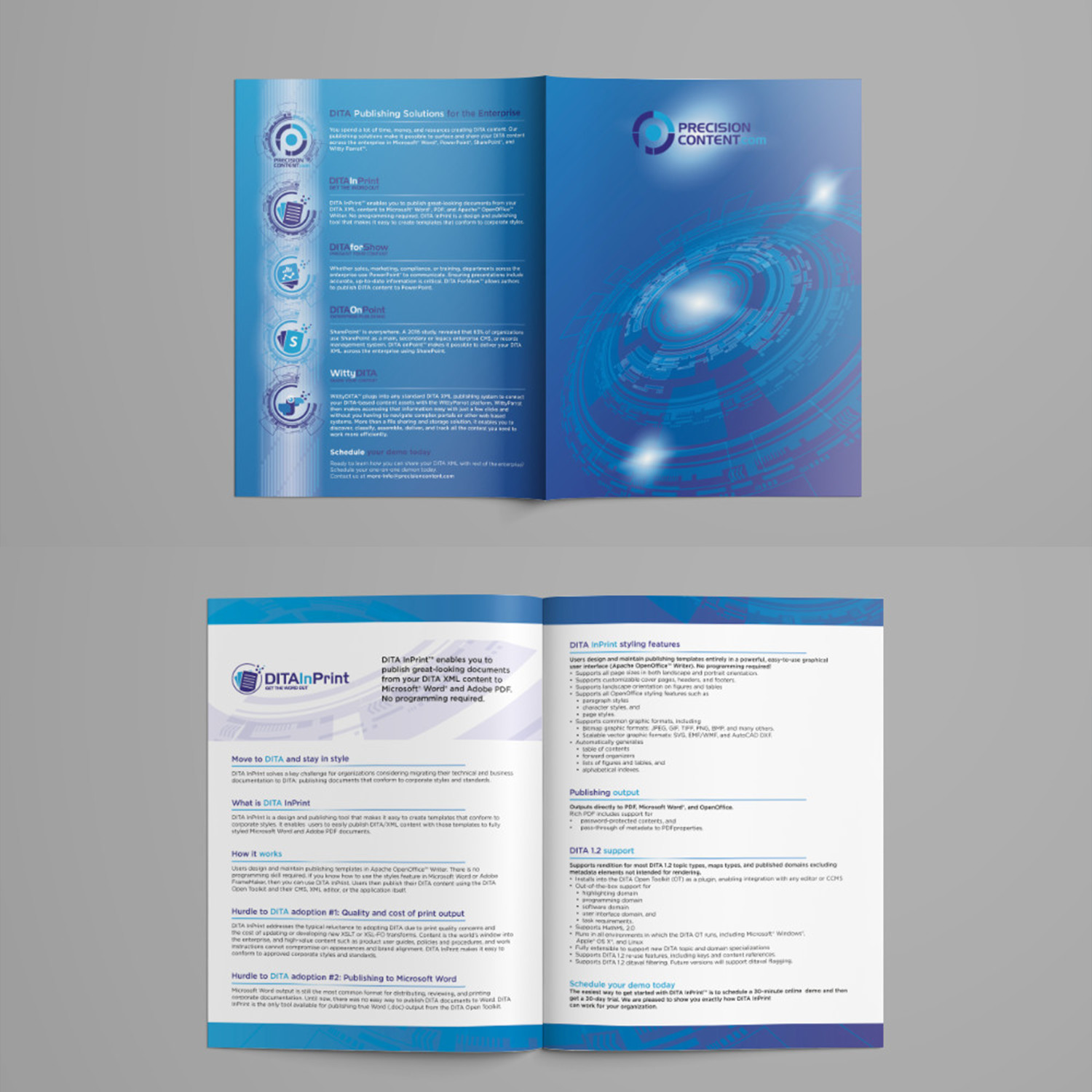 Flyer Design by pinterferenc86 for Precision Content Authoring Solutions | Design #16471296