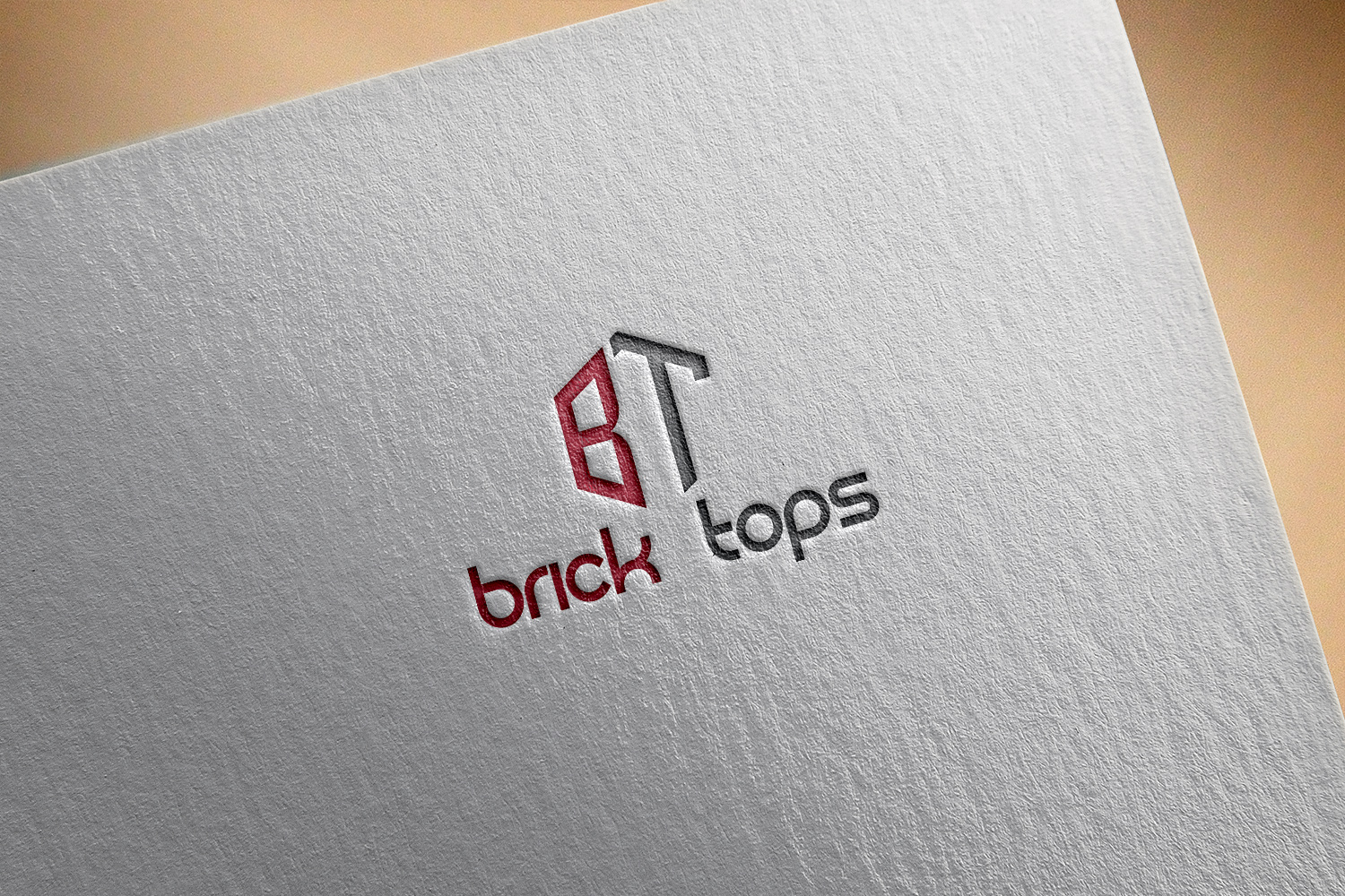 Logo Design by Sherpa design for Brick Tops | Design #16468443