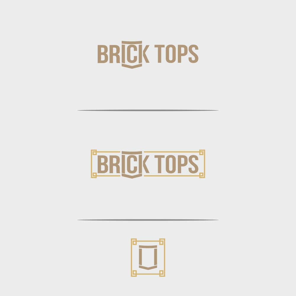 Logo Design by Basksh Designs for Brick Tops | Design #16459703