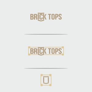 Logo-Design von Basksh Designs für Brick Tops | Design: #16459703