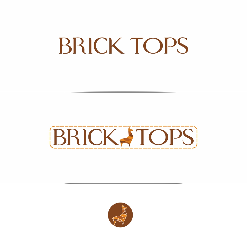 Logo Design by Basksh Designs for Brick Tops | Design #16478312