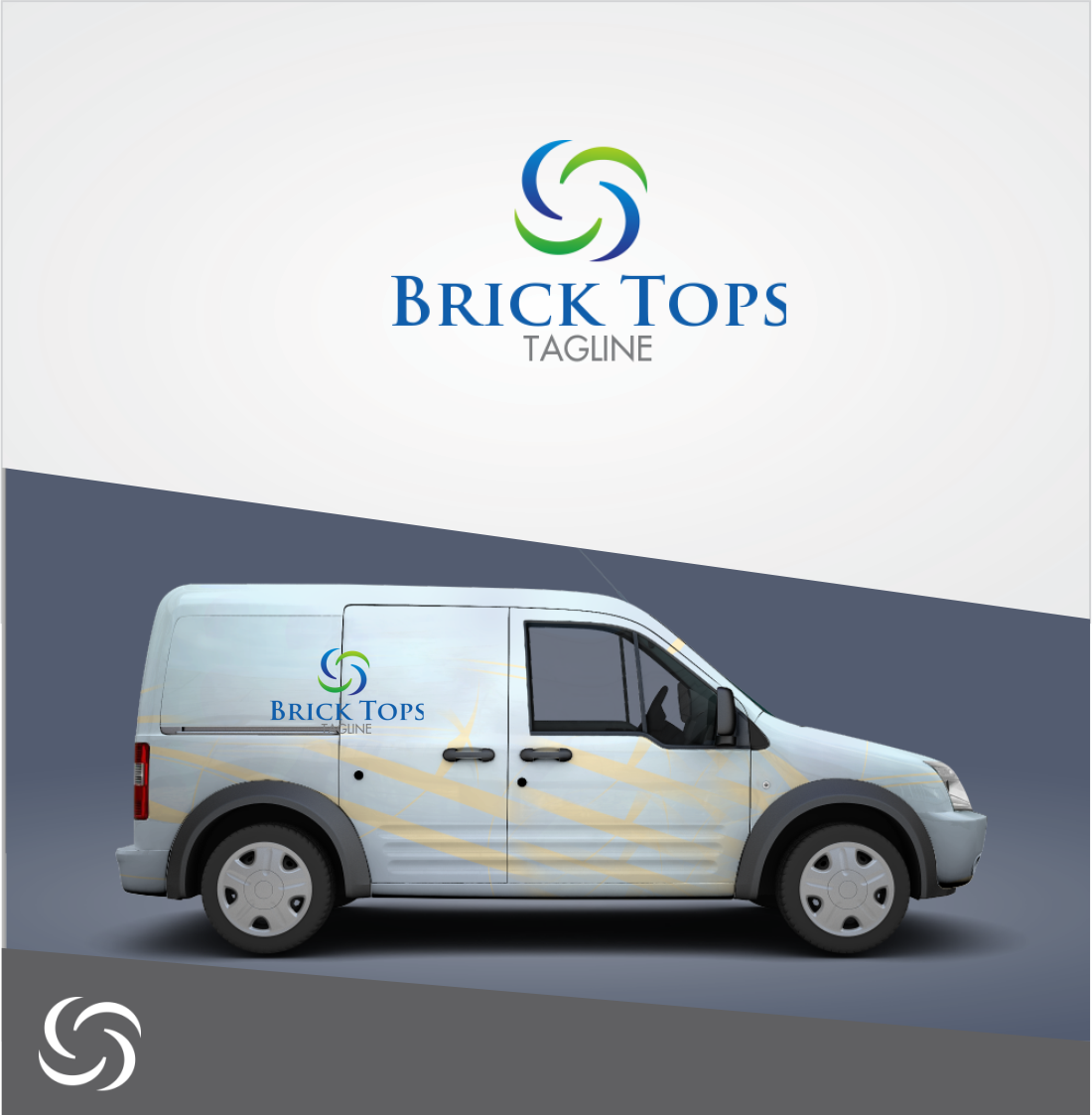 Logo Design by Behave 2 for Brick Tops | Design #16474230