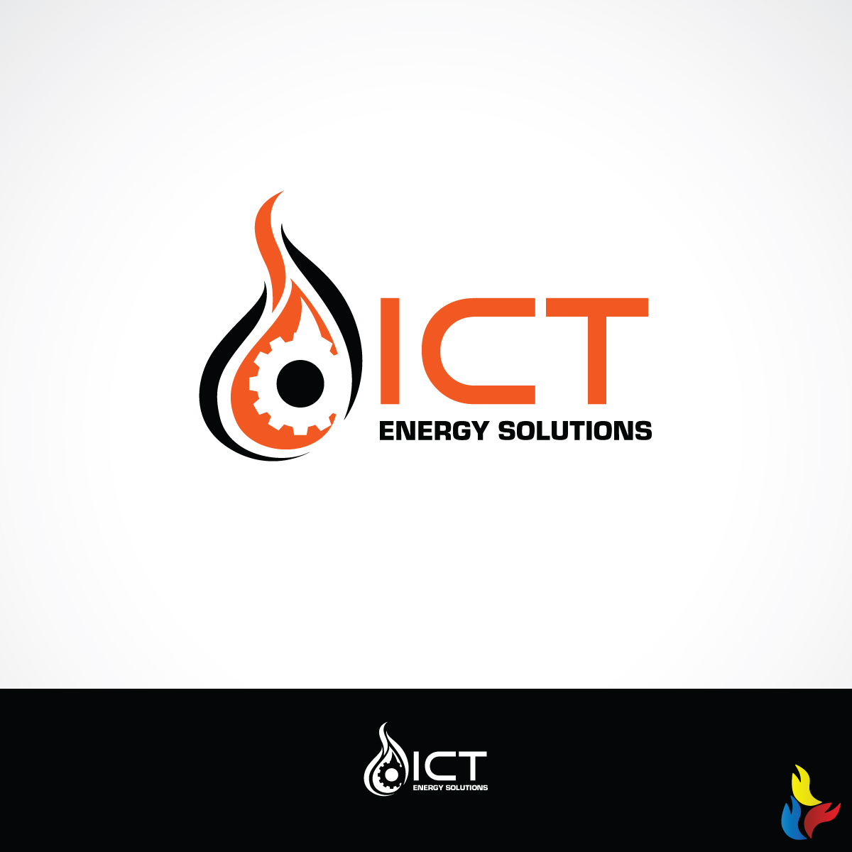 Logo Design by Kreative Fingers for ICT Energy Solutions | Design #16459548