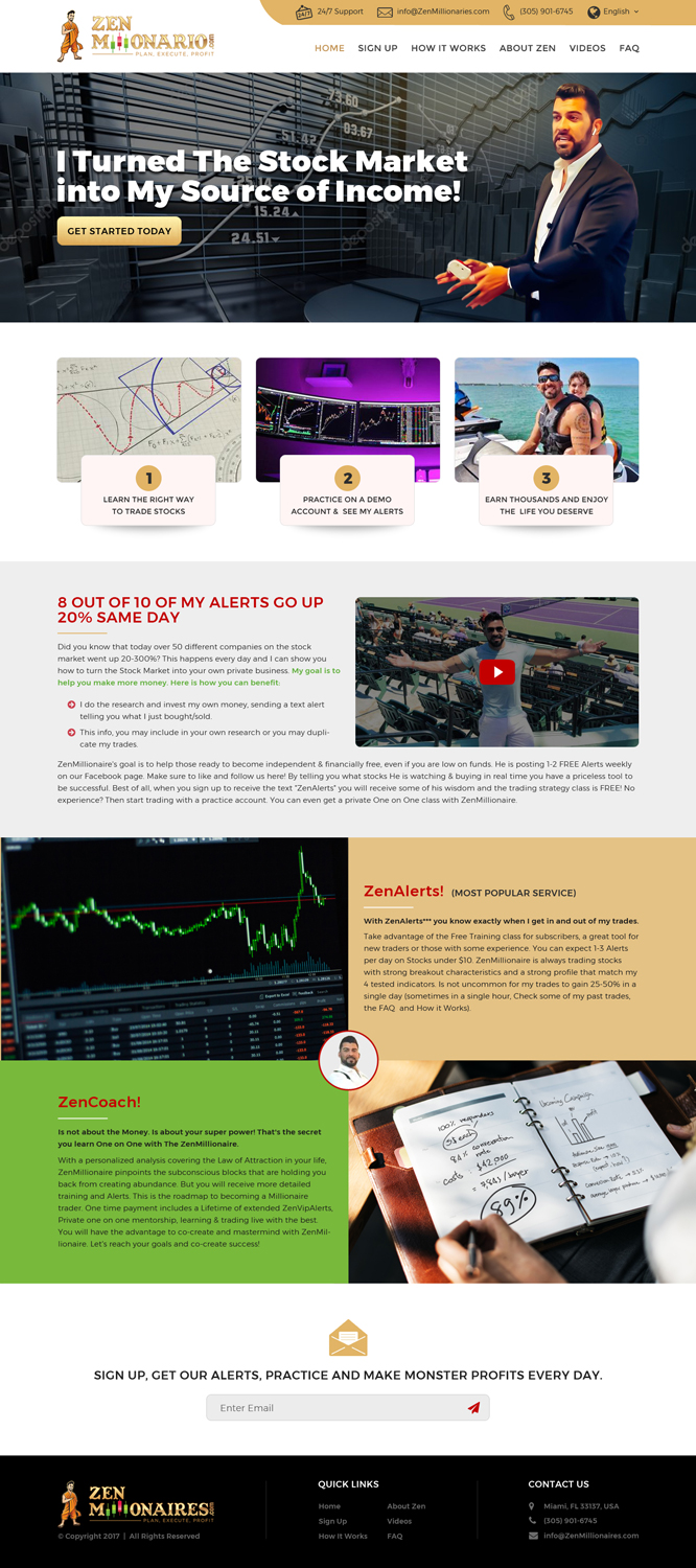 Web Design by Sujit Banerjee for this project | Design #16470473