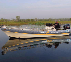 Fishing charter boat wrap design | Signage Design by M K G