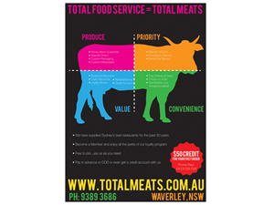Flyer Design Project for Wholesale Butcher WebsiteF | Design de Flyer par Brown Design