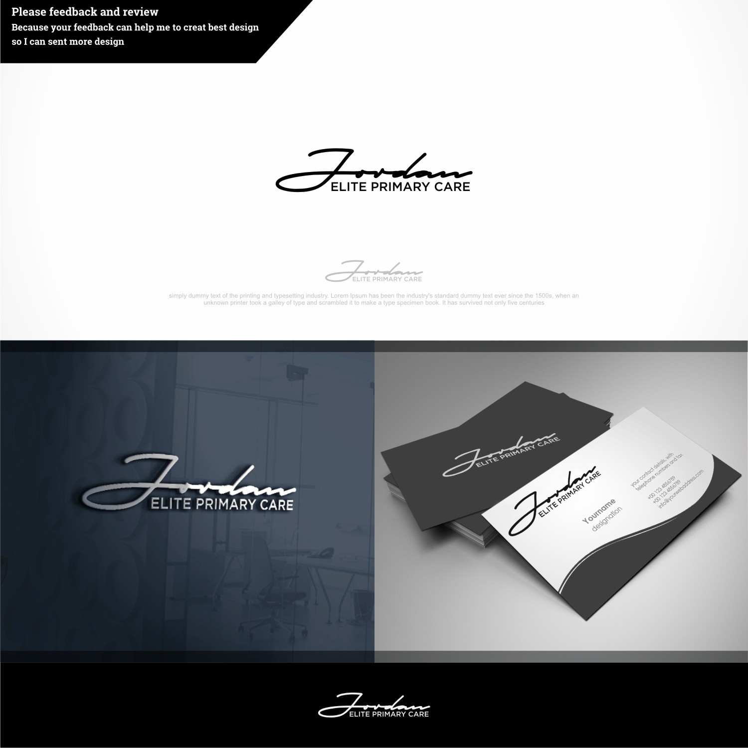Logo Design by tjahyoahmad™ for Jordan Elite Primary Care | Design #16467354