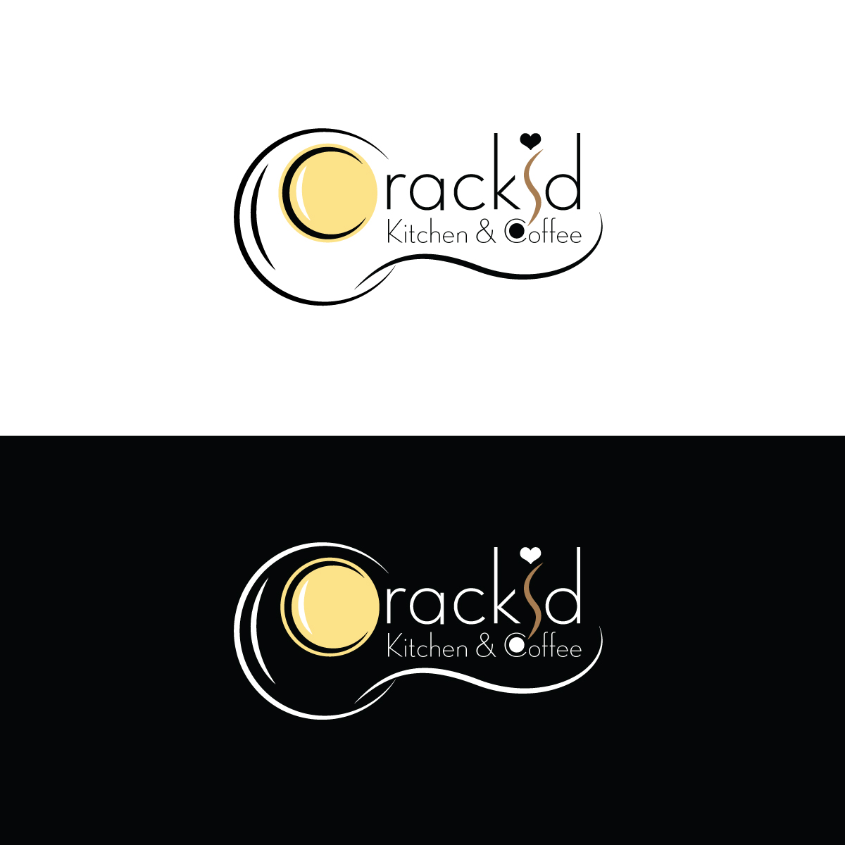 Design de Logo par BS Dimitrov pour Crack’d Kitchen and Coffee | Design #16477261