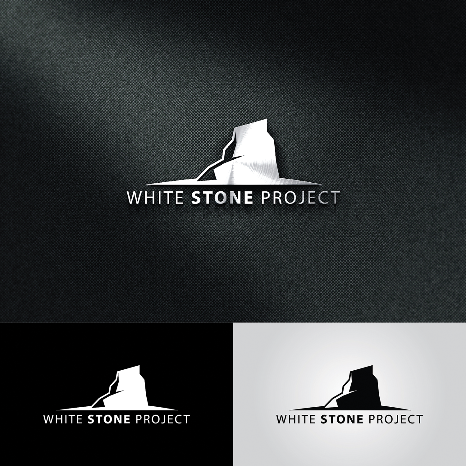 Logo Design by BRAT Studio for White Stone Project | Design #16625474