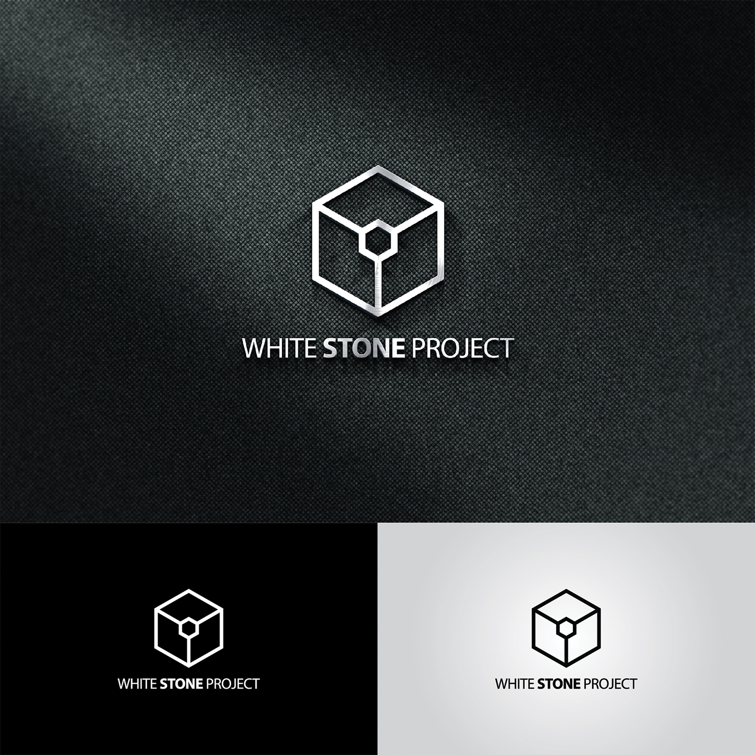 Logo Design by BRAT Studio for White Stone Project | Design #16625476