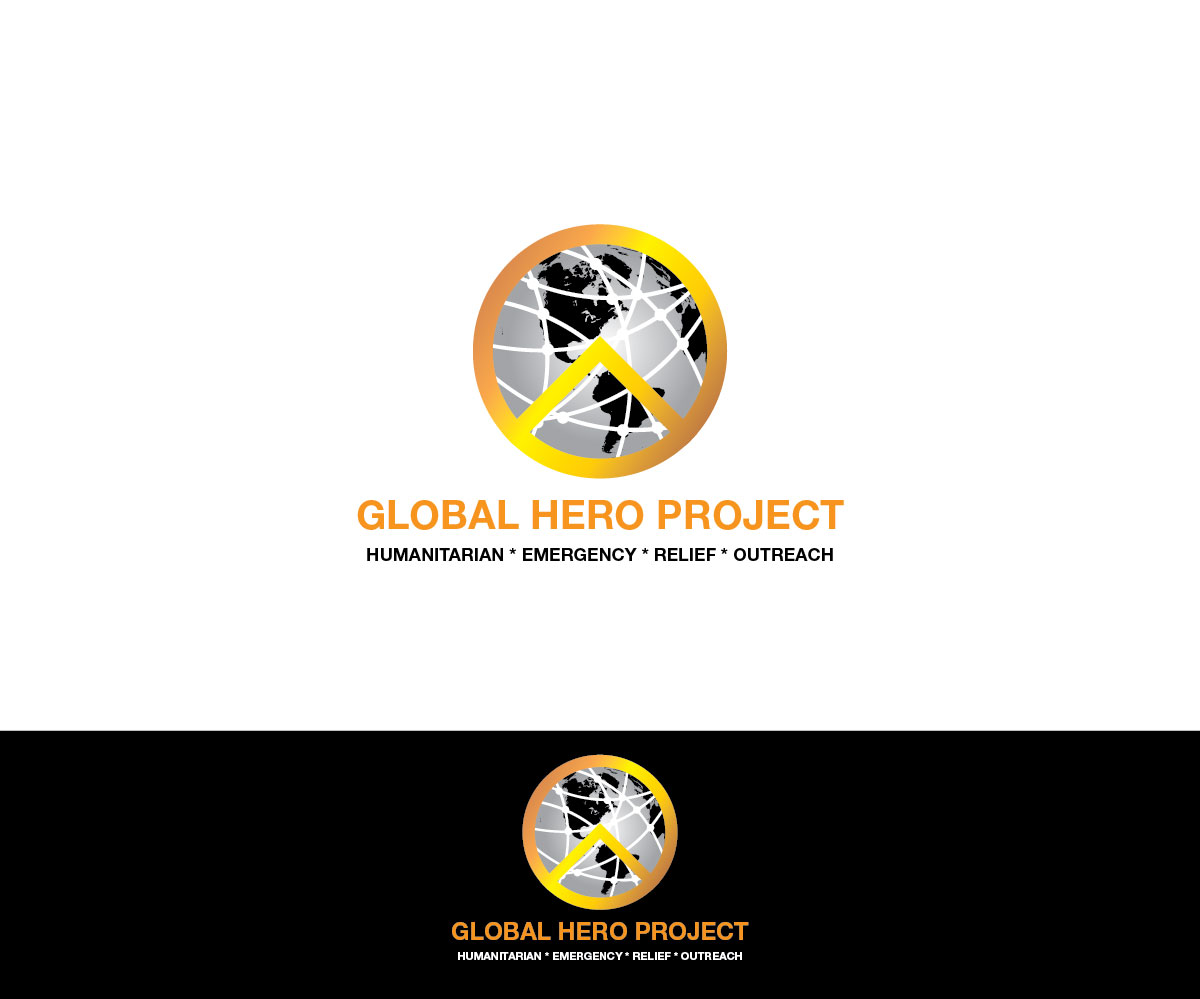 Logo Design by Isnah Logo for Global HERO Project | Design #16493670