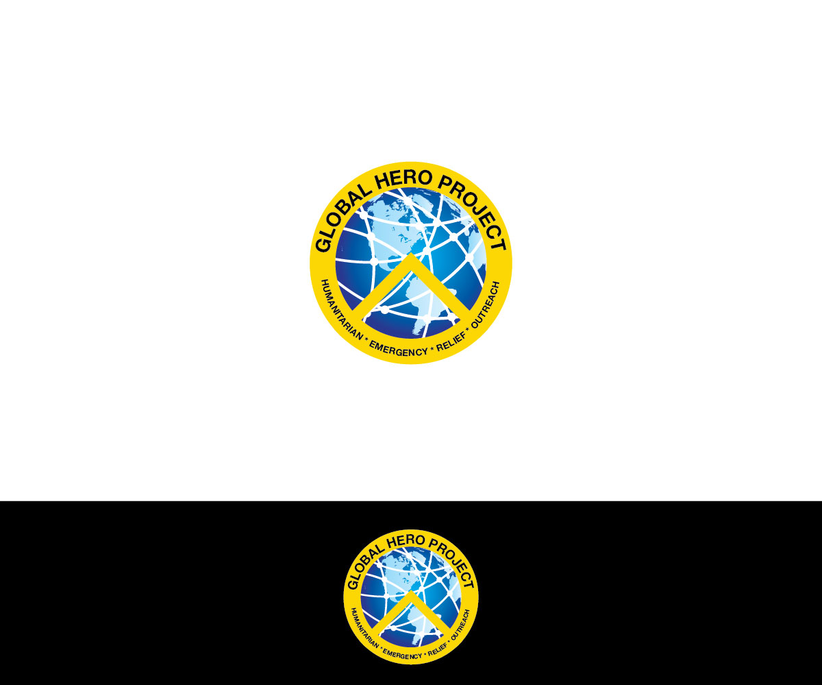 Logo Design by Isnah Logo for Global HERO Project | Design #16493671