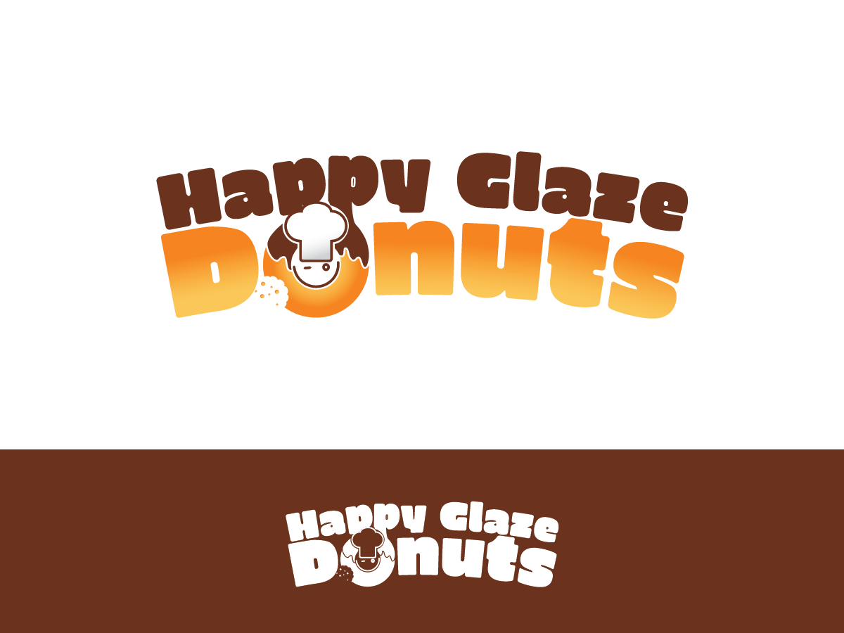 Logo Design by Matea for Happy Glaze Donuts | Design #16472484
