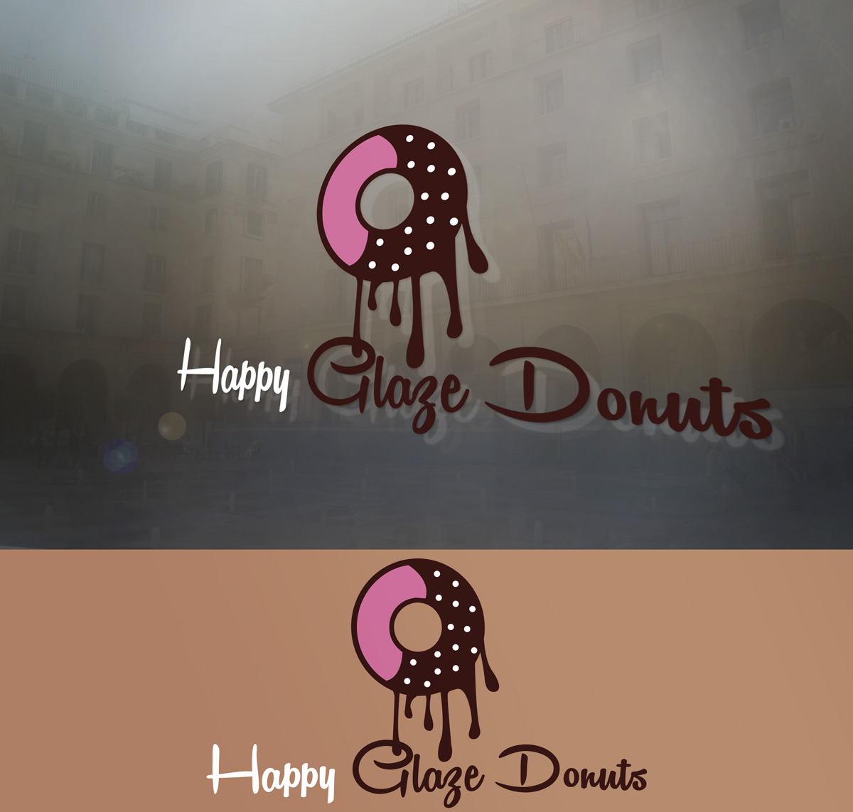 Logo Design by Impressive Solutions for Happy Glaze Donuts | Design #16467220