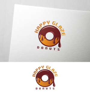 Logo Design by Impressive Solutions for Happy Glaze Donuts | Design: #16467221