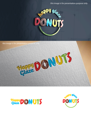 Logo Design by Anekaa for Happy Glaze Donuts | Design: #16470789