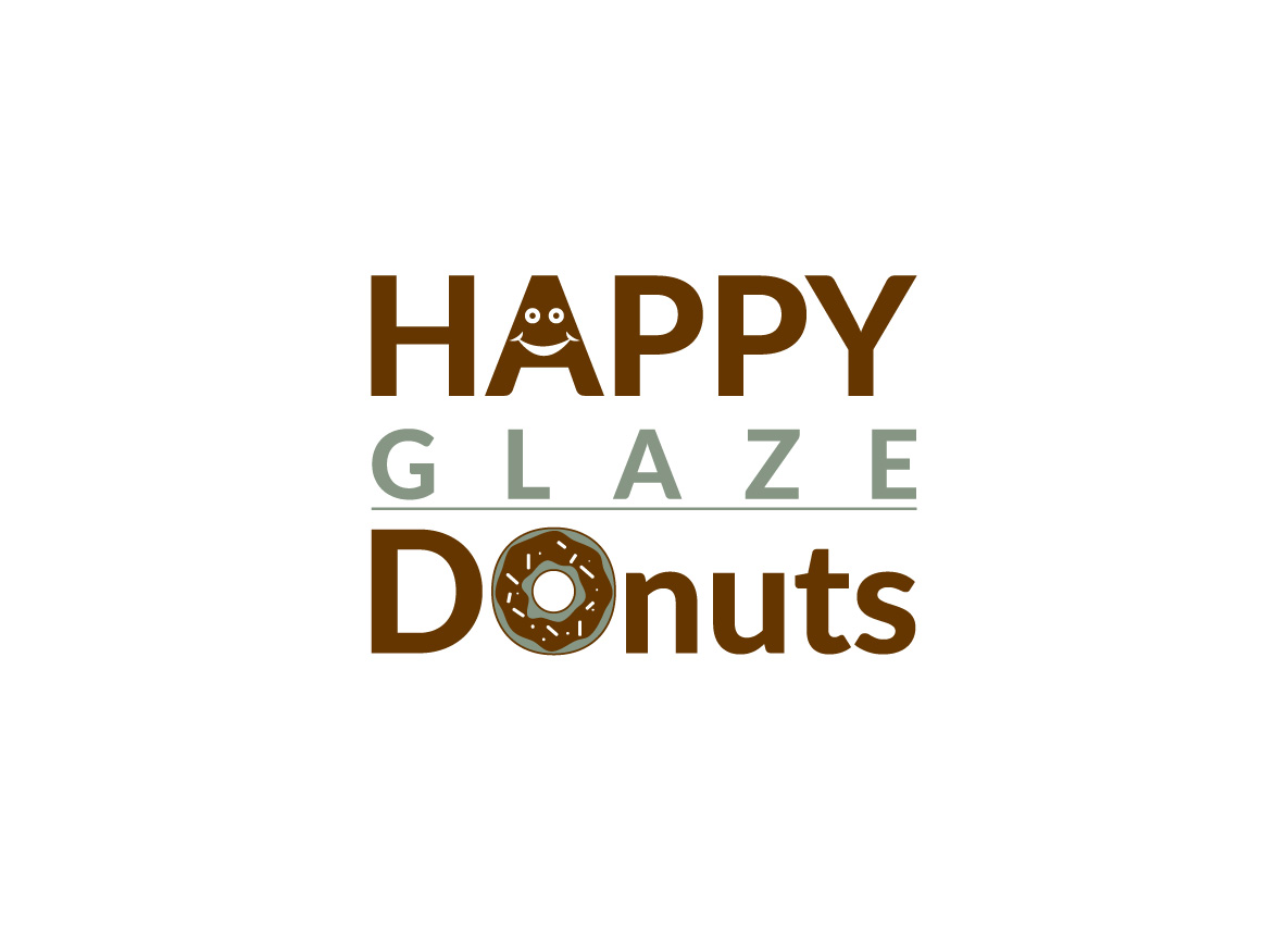 Diseño de Logo por creative.bugs para Happy Glaze Donuts | Diseño #16469542