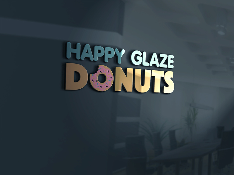 Diseño de Logo por immuktishah para Happy Glaze Donuts | Diseño #16468188
