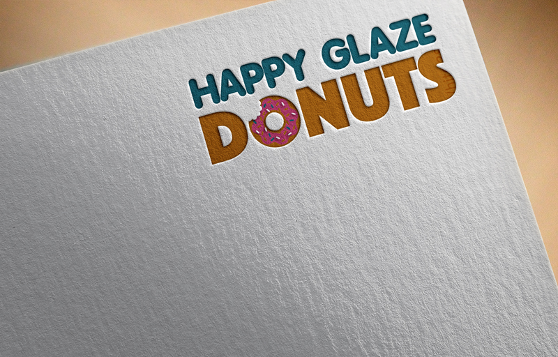 Diseño de Logo por immuktishah para Happy Glaze Donuts | Diseño #16468189