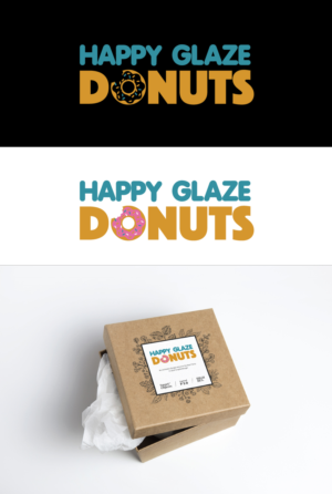 Diseño de Logo por immuktishah para Happy Glaze Donuts | Diseño: #16468190
