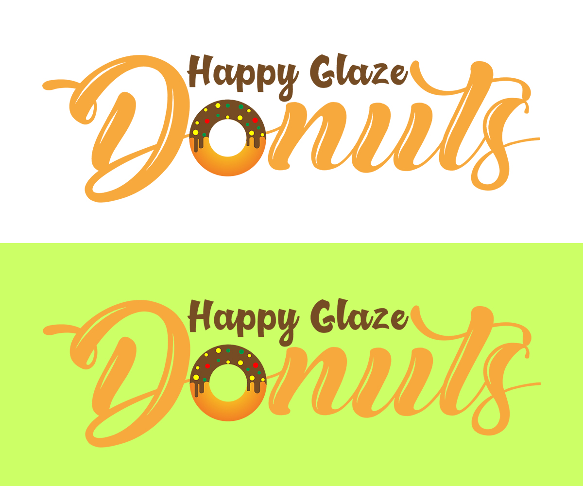 Diseño de Logo por K_Studio para Happy Glaze Donuts | Diseño #16466365
