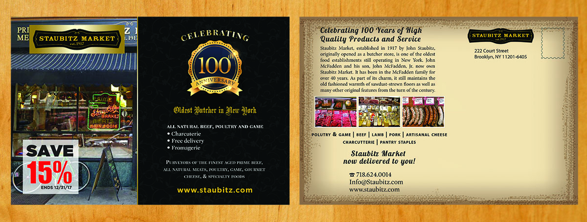 Postcard Design by Venus L. Penaflor for STAUBITZ MARKET | Design #16483458