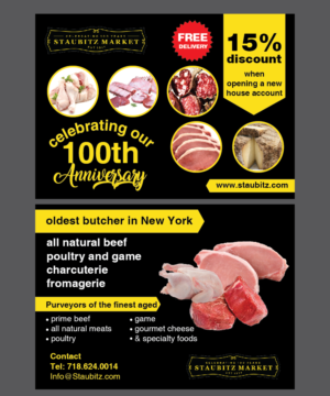 Diseño de Postal por Deziners Zone para STAUBITZ MARKET | Diseño: #16479891