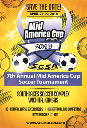 Mid America Cup Soccer Tournament | Diseño de Póster por vjosh