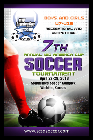 Mid America Cup Soccer Tournament | Diseño de Póster por NILDesigns