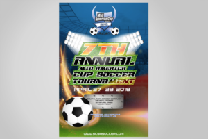 Mid America Cup Soccer Tournament | Diseño de Póster por Luniere Designs