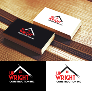 Logo Design by Impressive Solutions for UP-WRIGHT CONSTRUCTION INC. | Design: #16466985